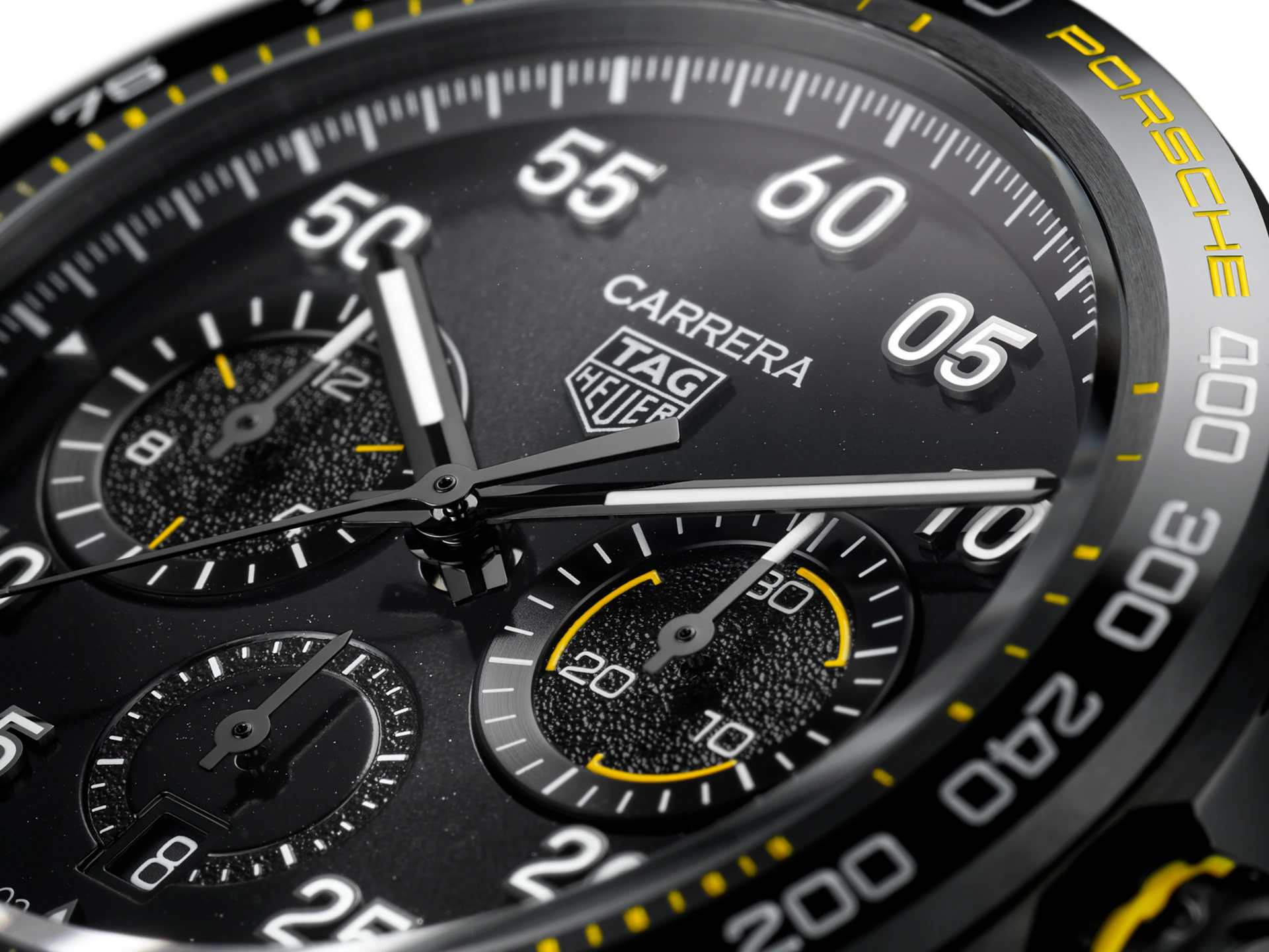 TAG Heuer Carrera Chronograph x Porsche Yellow Racing Watch