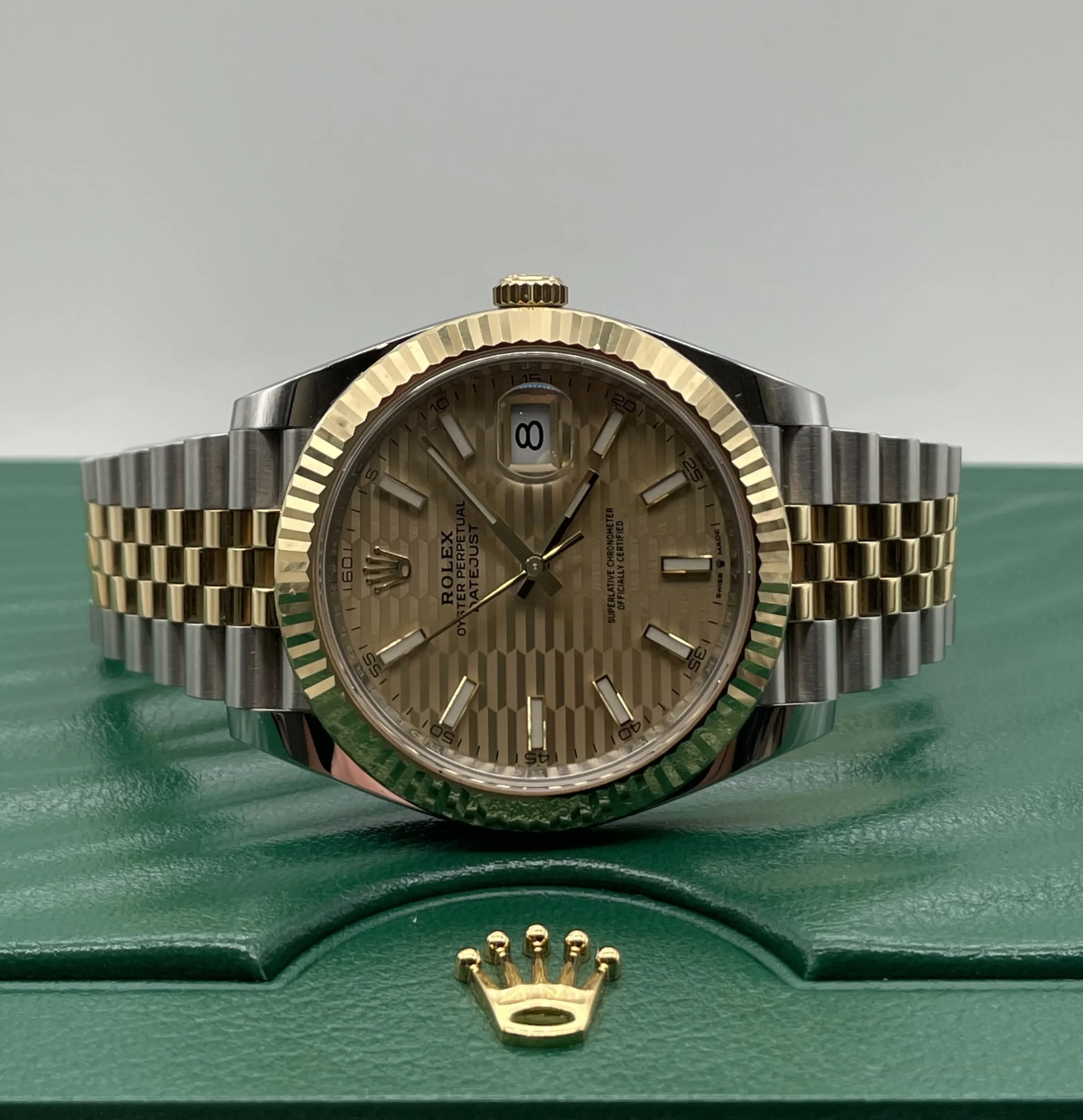 Rolex Golden Fluted Datejust (Swiss) Watch In Pakistan