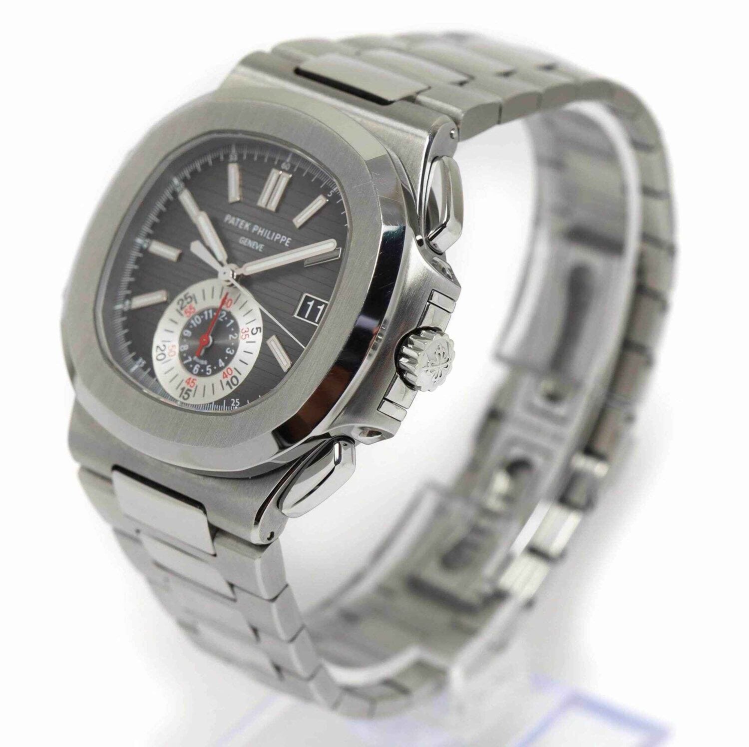 Patek Philippe Nautilus Chronograph Black Dial Watch In Pakistan
