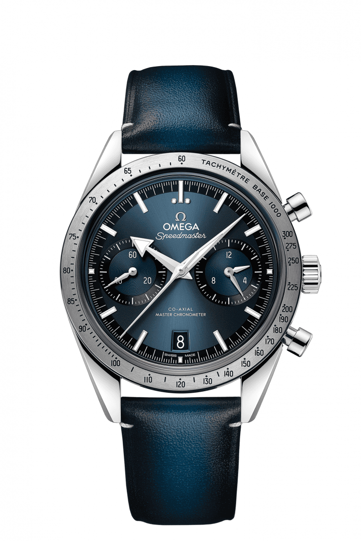 Omega Speedmaster 57 Chronograph Blue Mens Watch