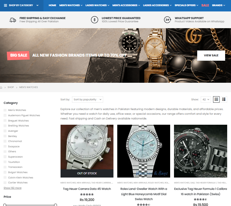WatchesAndBags.pk: One of the Fastest Growing Watch Websites in Pakistan