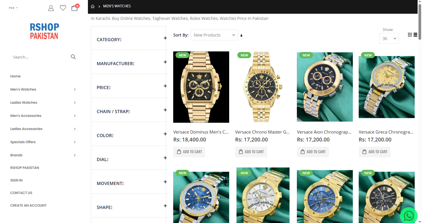 RshopPakistan.pk: A Growing Watch Website in Pakistan